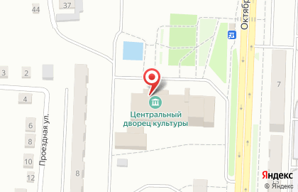 Детская школа искусств №12 на Октябрьской улице на карте
