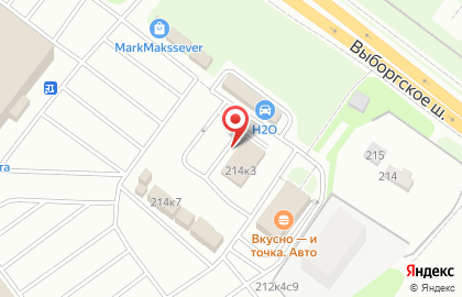 Банкомат Всероссийский банк развития регионов на Выборгском шоссе, 214 к 3 на карте