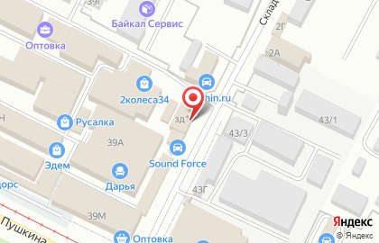 Рыбный магазин в Волгограде на карте