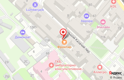 On-line, копицентр на карте