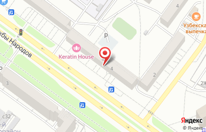 Туристическое агентство Большое путешествие на проспекте Дружбы Народов на карте