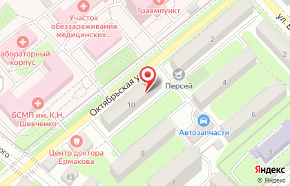 Студия лазерной эпиляции Laser Pro на Октябрьской улице на карте