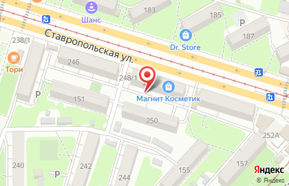 Банкомат, Юго-Западный банк Сбербанка России, ОАО, Краснодарское отделение №8619 на Ставропольской улице на карте