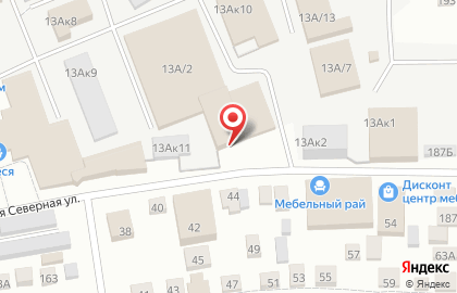 Мебельная фабрика Мебель Диана на 26-ой Северной улице на карте