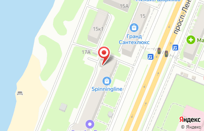 Ломбард ЛЕВ на проспекте Ленина на карте