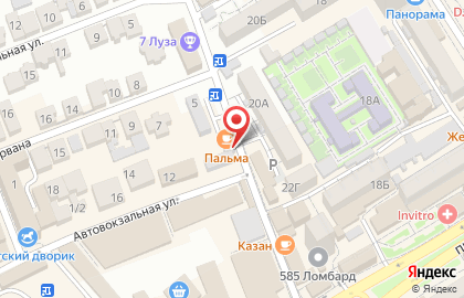 Точка по продаже овощей и фруктов на Автовокзальной улице на карте