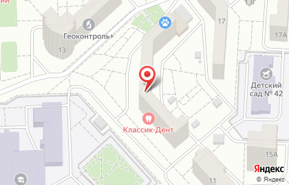 Стоматология Классик-Дент на Ястынской улице на карте