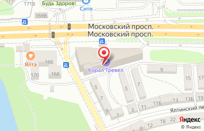 Турагентство Coral Travel на Московском проспекте на карте