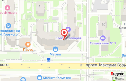 Салон цветов Цветочный рай на проспекте Максима Горького на карте