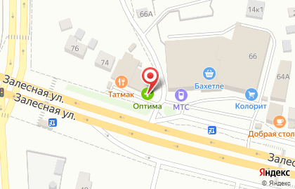 Аптека Оптима в Кировском районе на карте