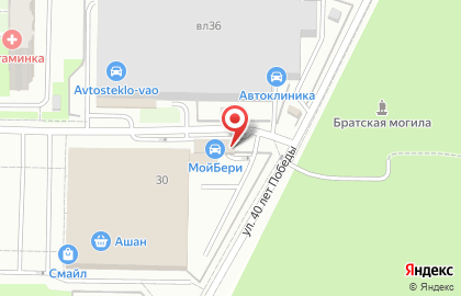 Автомойка в Москве на карте