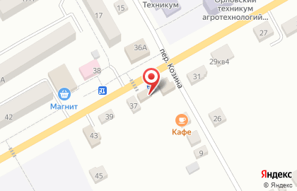 Аптека Надежда-Фарм в Орле на карте