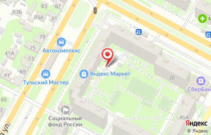 Пункт приема коммунальных платежей, ОАО Среднерусский банк Сбербанка России на Пролетарской улице на карте