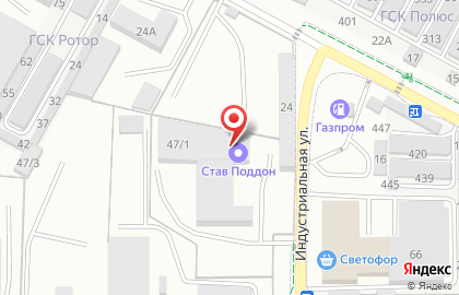 Компания на Индустриальной улице на карте