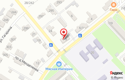 Парикмахерская Пудра на улице Тургенева на карте