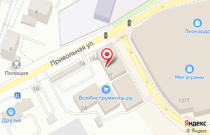 Пит-Стоп на Привольной улице на карте