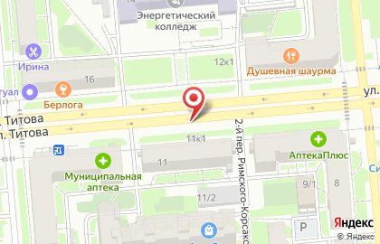 Мелодия здоровья на улице Титова на карте