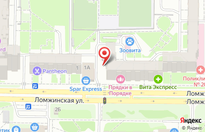 Стоматологическая клиника EGO plus на Ломжинской улице на карте