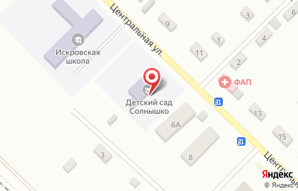 Детский сад Солнышко в Новосибирске на карте