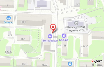 Гостиница Myhotel24 Voikovskaya на карте