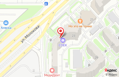 Служба экспресс-доставки Сдэк в Советском районе на карте