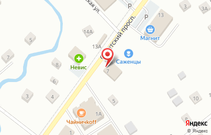 Магазин одежды в Санкт-Петербурге на карте
