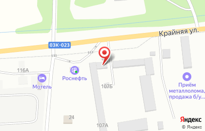 УНИКМА на Крайней улице на карте