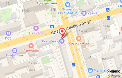 Салон связи МегаФон на Ворошиловском проспекте на карте