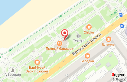 Pit-stop на Волжском проспекте на карте