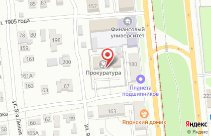 Прокуратура Октябрьского округа в Октябрьском районе на карте