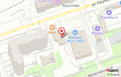 Web-студия Direct59 в Дзержинском районе на карте