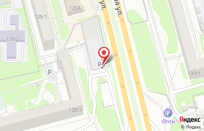 Автостоянка в Новосибирске на карте