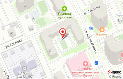 Громова-57, ТСЖ на карте