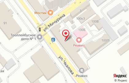 Бизнес партнер на улице Чкалова на карте