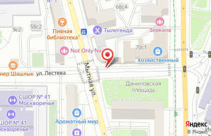 Магазин автозапчастей на Люсиновской, 70 ст2 на карте