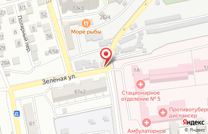 Рыбацкий портал на Зелёной улице на карте
