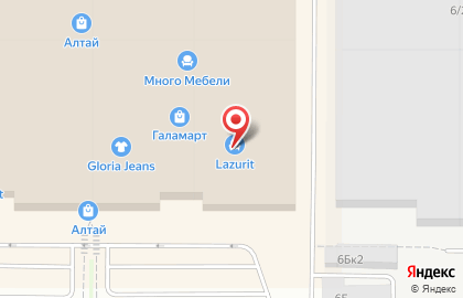 Мебельный магазин Lazurit на проспекте Космонавтов на карте