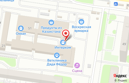 Магазин Российский трикотаж в Автозаводском районе на карте