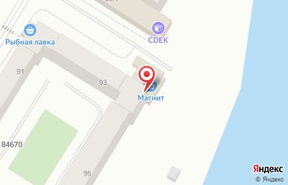 Супермаркет Магнит в Мурманске на карте