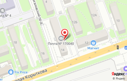 Салон-парикмахерская Юлия на проспекте Николая Корыткова на карте