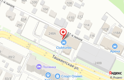 Интернет-магазин автотоваров для тюнинга Clubturbo на карте