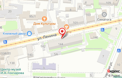 Стоматология ДентАРИЗ на улице Ленина на карте