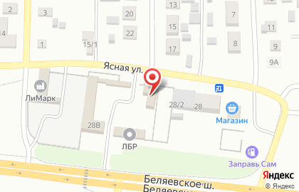 ООО Матрица на Ясной улице на карте