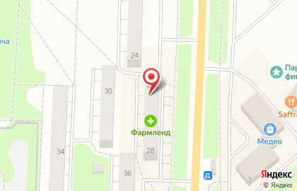 Продуктовый магазин Привоз на проспекте Октября на карте