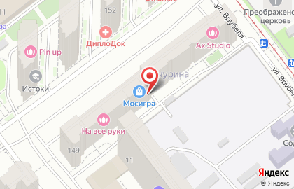 Детский клуб TALENTO в Октябрьском районе на карте