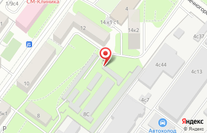 Автостоянка Мгса на Солнечногорской улице на карте