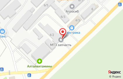 Магазин МТЗ запчасть на карте