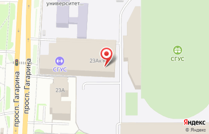 Бассейн СГАФКСТ на карте