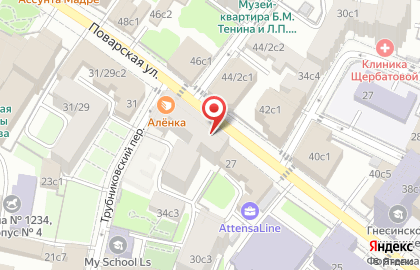 Почта России в Москве на карте