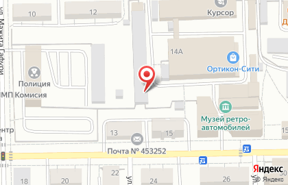 Автосервис в Уфе на карте